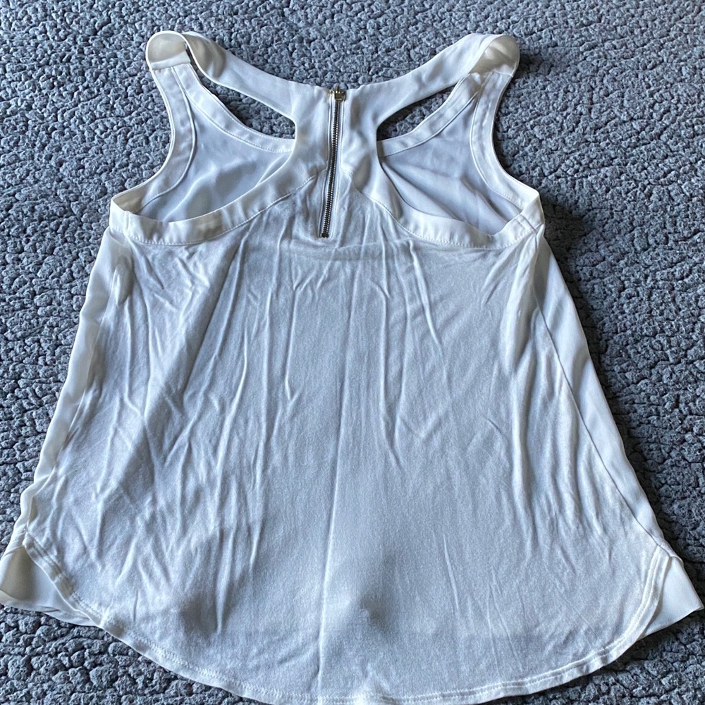 Express White Racerback Tank Top - Picture 6 of 6